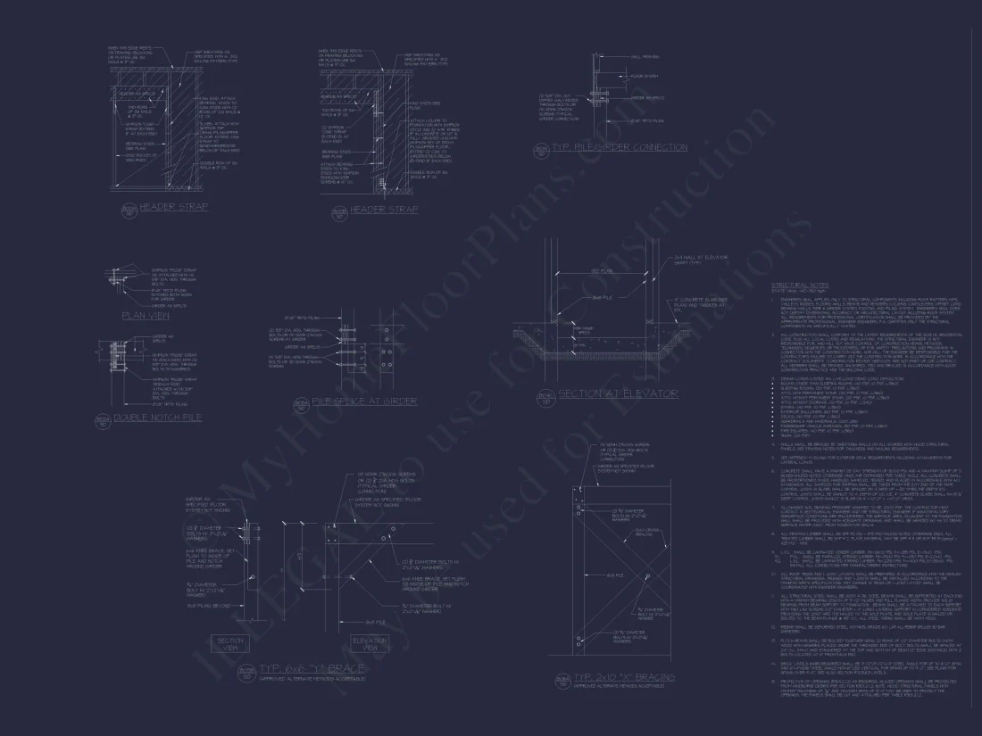 Modern 2-Story Coastal Home Plan with Rear Garage & Balconies