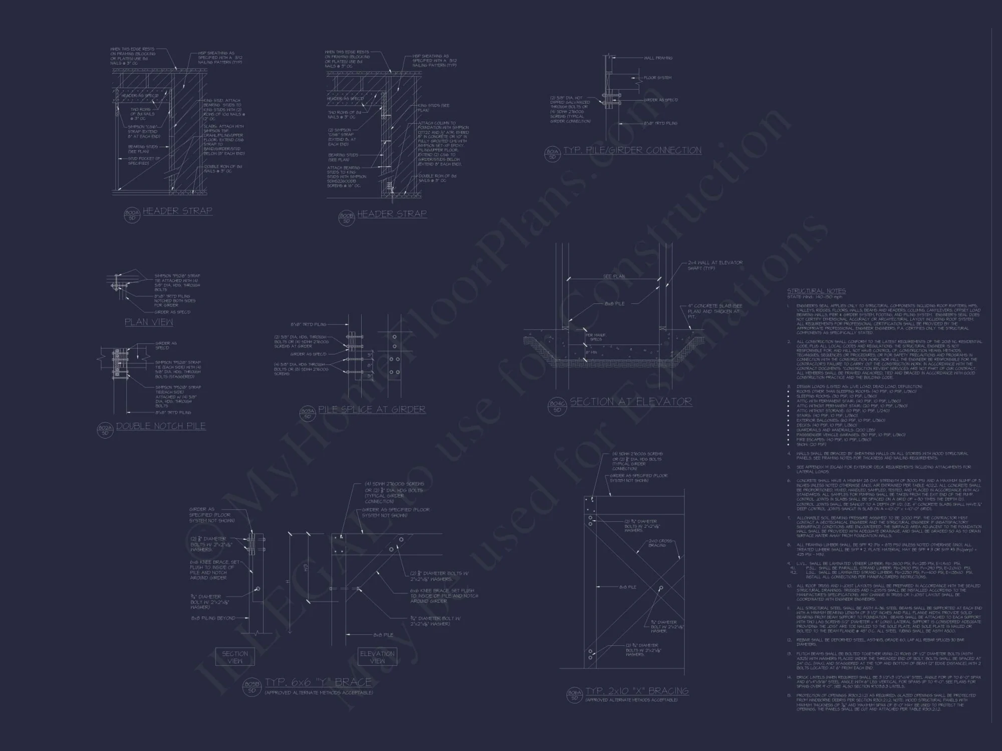 Modern 2-Story Coastal Home Plan with Rear Garage & Balconies