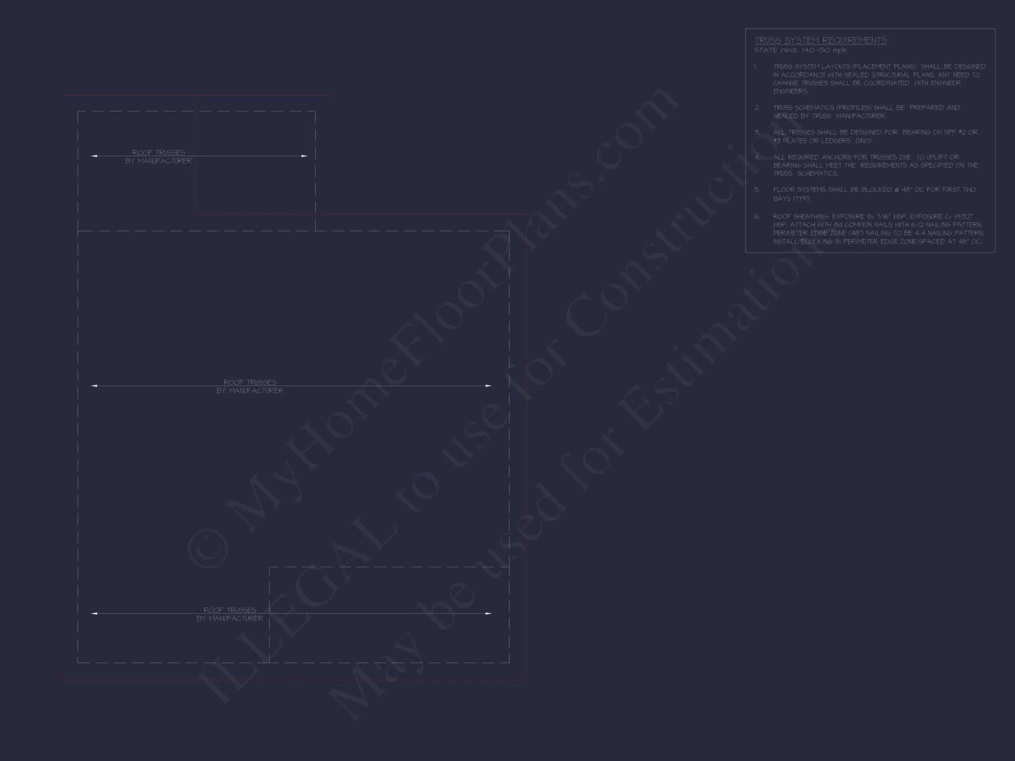 Modern 2-Story Coastal Home Plan with Rear Garage & Balconies