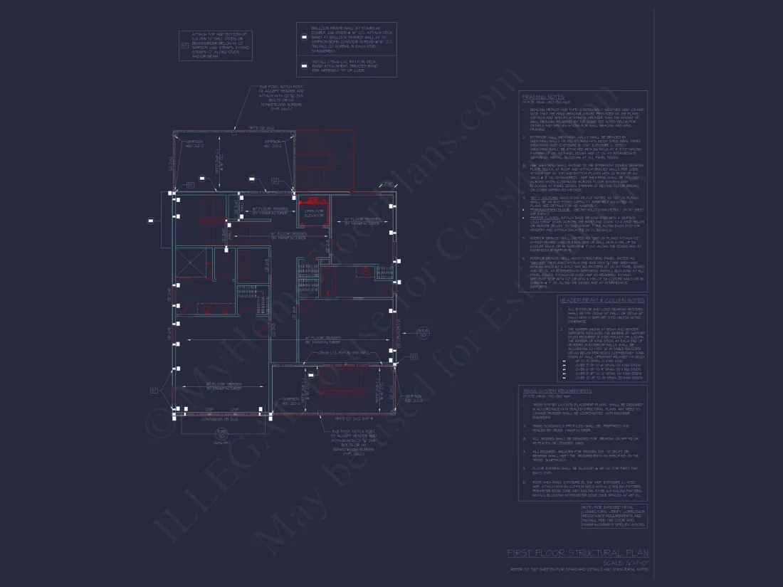 Modern 2-Story Coastal Home Plan with Rear Garage & Balconies