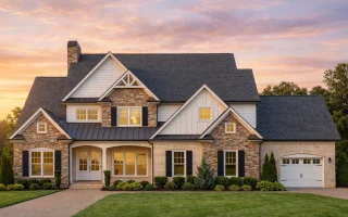 Plan  16-1025 - Adams Lodge |  Traditional Craftsman - 4-Bed, 4.5-Bath, 5,119 SF