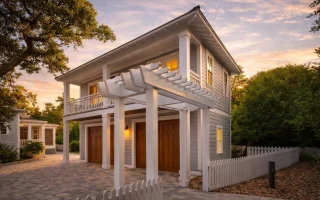 Plan  20-1125 - Wright Lodge |  Coastal Traditional Garage - 1-Bed, 1-Bath