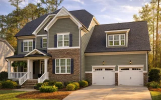 Plan  13-1423 - Cherry Valley Homestead | New American - 5-Bed, 4.5-Bath, 3,443 SF