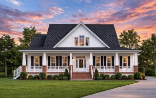 Plan  9-1213 - Green Crossing |  Southern Farmhouse - 3-Bed, 3.5-Bath, 2,506 SF