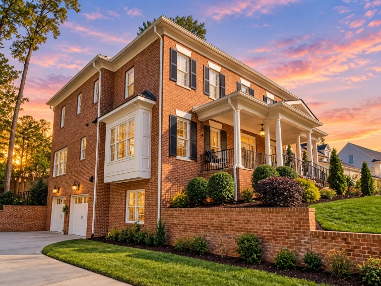 Plan  13-1650 - Oak Springs Estate |  Georgian Colonial - 5-Bed, 5.5-Bath, 6,049 SF