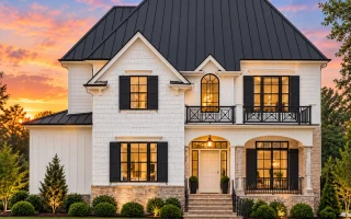 Plan  10-1469 - The High Pointe |  Coastal Traditional - 4-Bed, 3.5-Bath, 3,036 SF