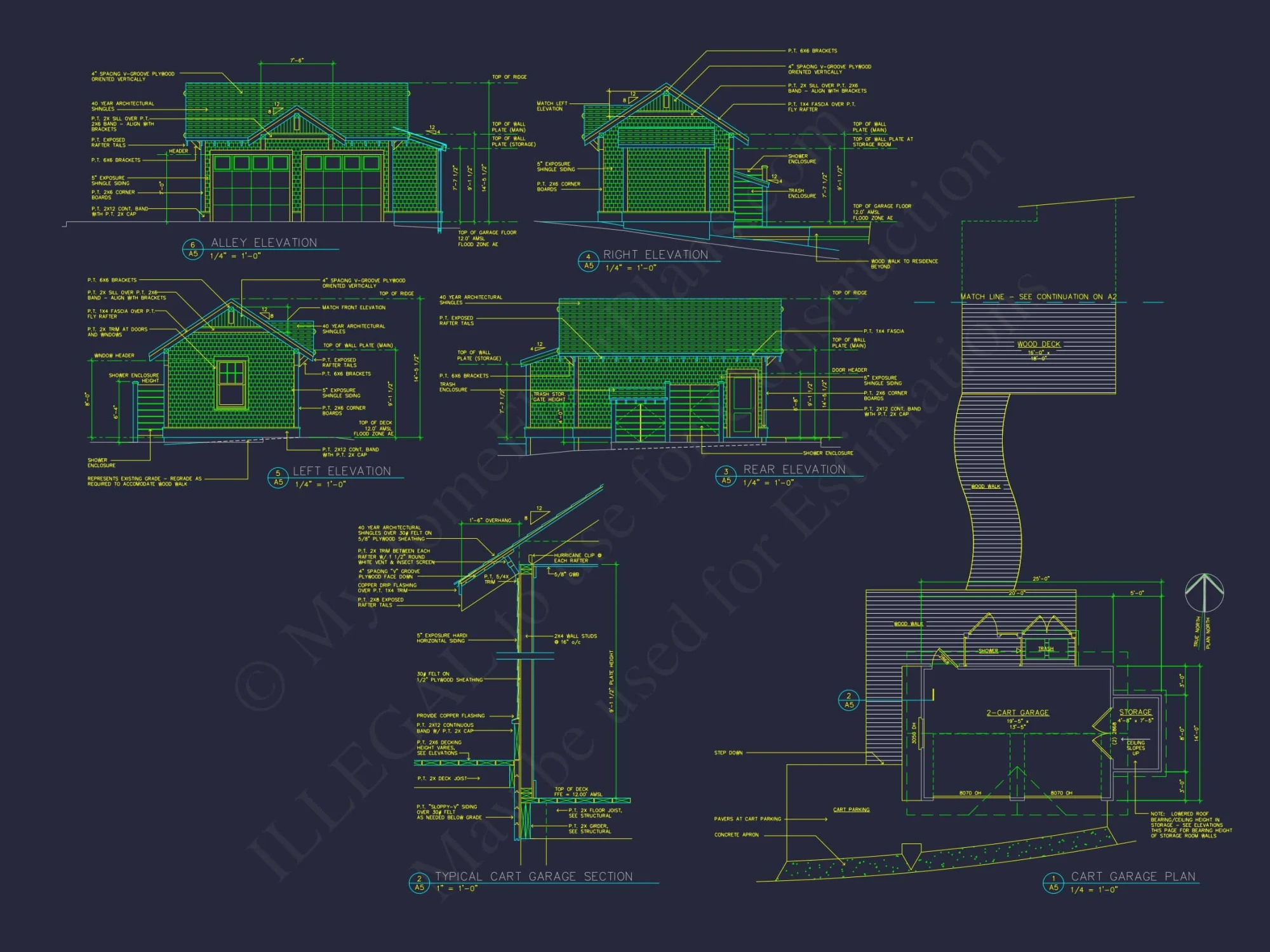 Charming 2-Story House Plan with Modern CAD Architecture & Coastal Flair