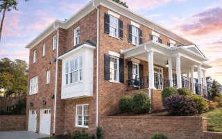 Plan  13-1650 - Oak Springs Estate |  Georgian Colonial - 5-Bed, 5.5-Bath, 6,049 SF