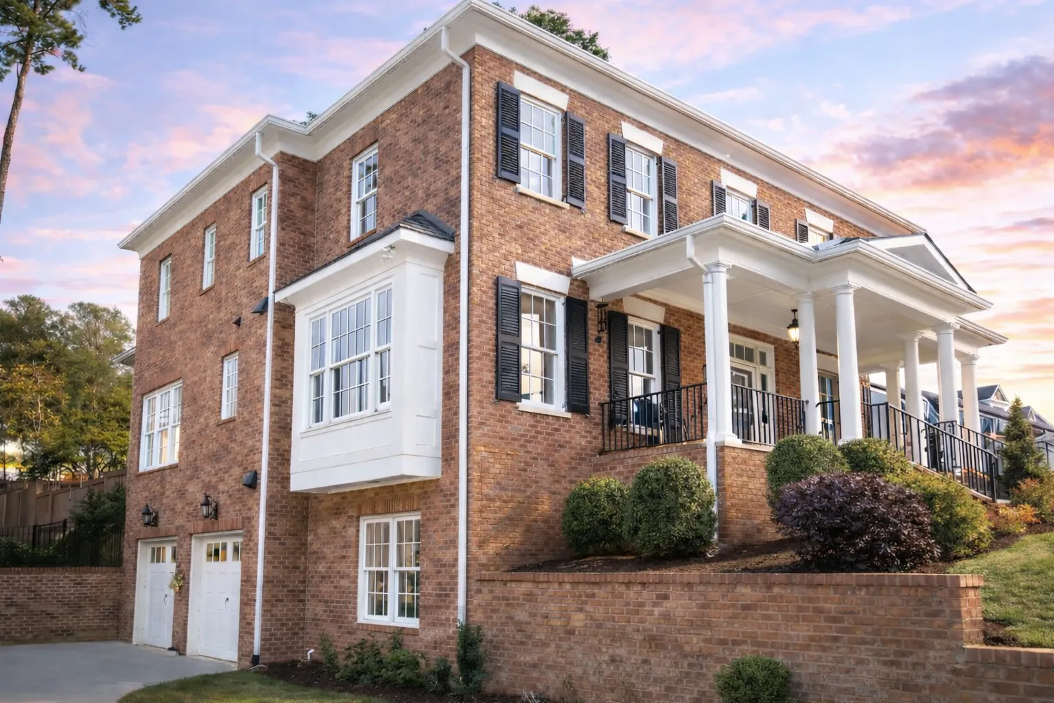 Plan  13-1650 - Oak Springs Estate |  Georgian Colonial - 5-Bed, 5.5-Bath, 6,049 SF