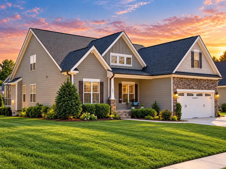 Modern Farmhouse House Plans 8 Craftsman cottage style house plan with gabled roof, front porch, and two-car garage