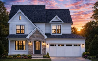 Plan  14-2108 - Hawthorn Meadow Farm  | New American - 3-Bed, 3.5-Bath, 6,040 SF
