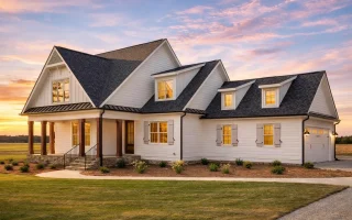 Plan  18-1655 - Anderson Meadow |  Farmhouse - 3-Bed, 3-Bath, 2,488 SF