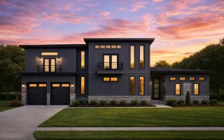 Plan  19-1944 - The Long House |  Modern - 2-Bed, 2.5-Bath, 3,032 SF