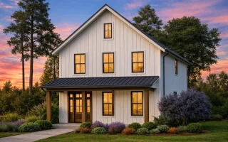 Plan  20-1622 - Torres Crossing |  Modern Farmhouse - 3-Bed, 4-Bath, 1,394 SF