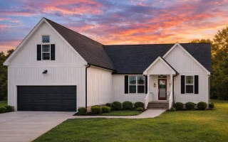 Plan  20-2076 - The White Station |  Modern Farmhouse - 3-Bed, 2-Bath, 1,536 SF