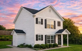 Plan  9-1017 - Walker Place |  Traditional Colonial - 3-Bed, 3.5-Bath, 1,374 SF