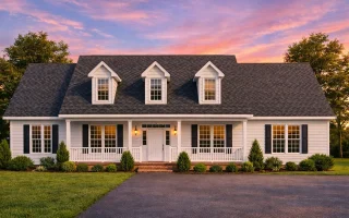 Plan  8-1892 - The Davis Cottage |  Traditional Colonial - 3-Bed, 1.5-Bath, 1,940 SF