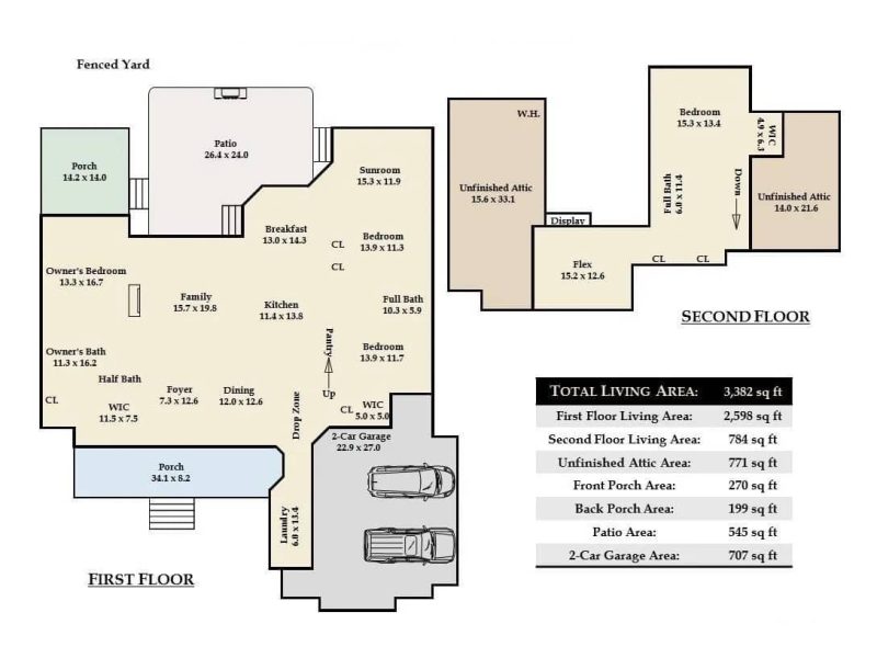 Spacious 1.5-Story Craftsman House Plan with Open Floor Layout