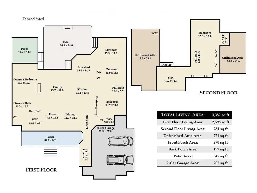 Spacious 1.5-Story Craftsman House Plan with Open Floor Layout