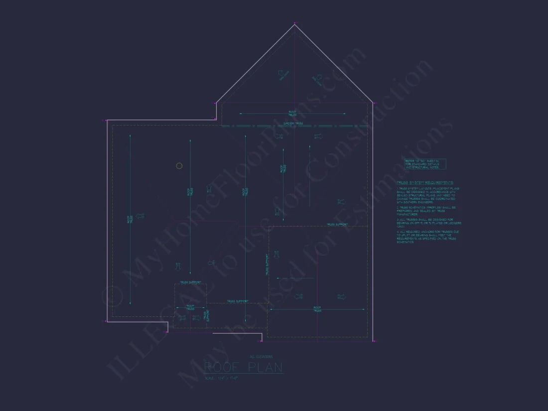 Customizable Floor Plan Blueprint with CAD Architecture & Southern Style