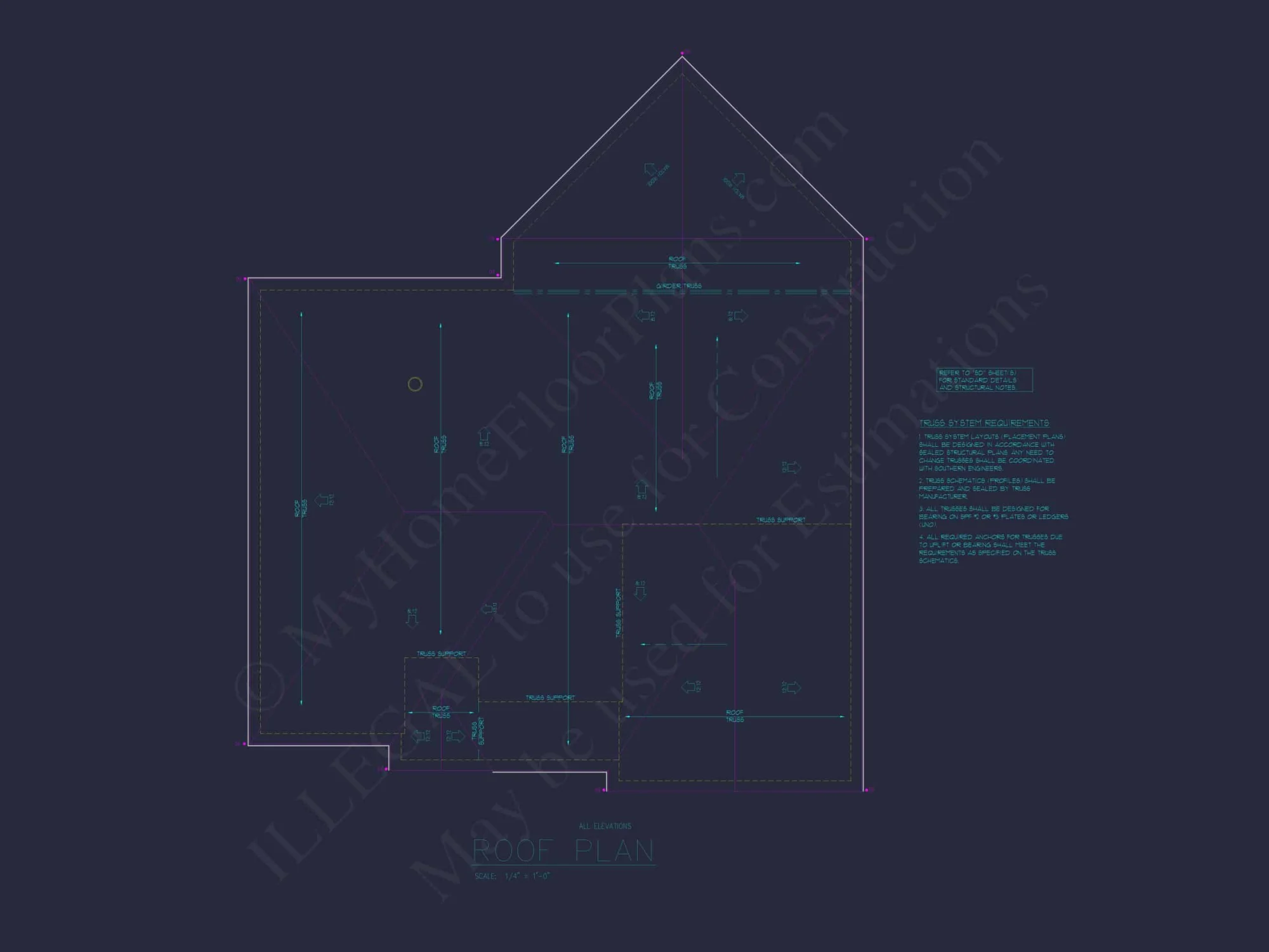 Customizable Floor Plan Blueprint with CAD Architecture & Southern Style