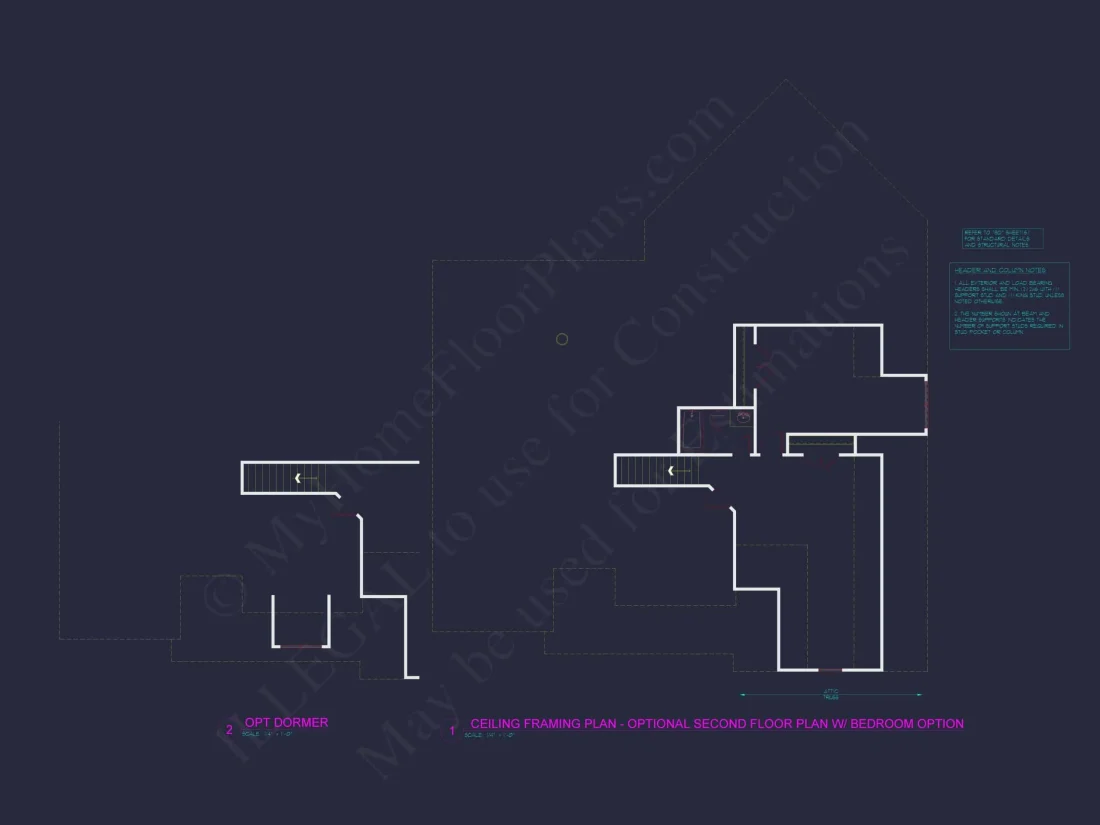 Customizable Floor Plan Blueprint with CAD Architecture & Southern Style