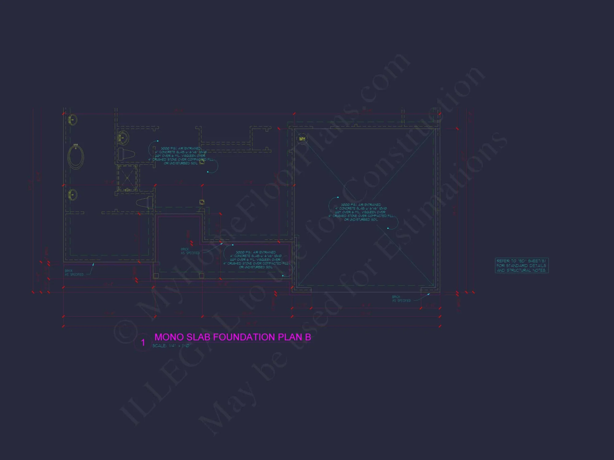 Customizable Floor Plan Blueprint with CAD Architecture & Southern Style