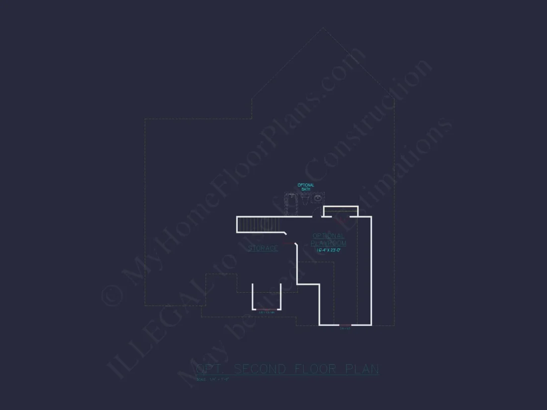 Customizable Floor Plan Blueprint with CAD Architecture & Southern Style
