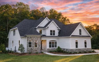 Plan  17-1108 - The Wilson Haven |  Traditional Colonial - 4-Bed, 2.5-Bath, 3,033 SF