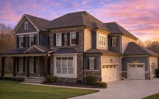 Plan  9-1566 - Vicksburg Place | New  American - 6-Bed, 5.5-Bath, 5,529 SF