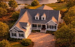 Plan  10-1343 - Lowcountry Farmhouse  | Cape Cod - 3-Bed, 3.5-Bath, 4,010 SF