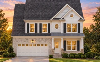 Plan  8-1049 - The Carter House |  Traditional - 4-Bed, 2.5-Bath, 2,357 SF