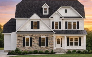 Plan  13-1432 - Holly Grove Manor |  Modern Farmhouse - 4-Bed, 3.5-Bath, 3,246 SF