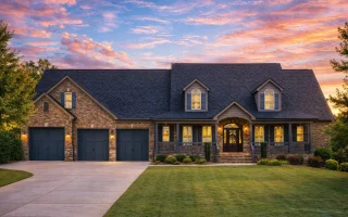 Plan  14-1005 - Oak Ridge House |  Neo-Colonial - 4-Bed, 3.5-Bath, 3,026 SF