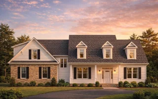 Plan  12-2574 - Spruce Ridge House |  Coastal Traditional - 4-Bed, 3.5-Bath, 2,838 SF