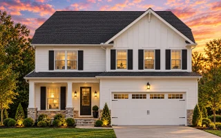 Plan  19-1958 - Flores Lodge |  Modern Farmhouse - 3-Bed, 2.5-Bath, 2,075 SF