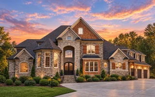 Plan  12-2860 - Rose Cove Cottage |  Traditional Colonial - 5-Bed, 1.5-Bath, 6,413 SF