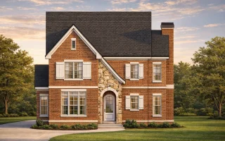 Plan  11-1356 - Modaro | Traditional  Colonial - 4-Bed, 3.5-Bath, 2,884 SF