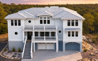 Plan  18-1216 - The Long Manor |  Coastal - 4-Bed, 3.5-Bath, 3,344 SF