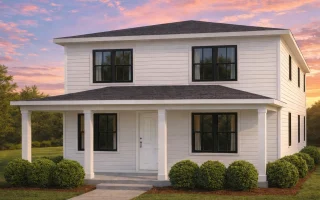 Plan  20-1064 - The Young House |  New American - 5-Bed, 4.5-Bath, 2,145 SF