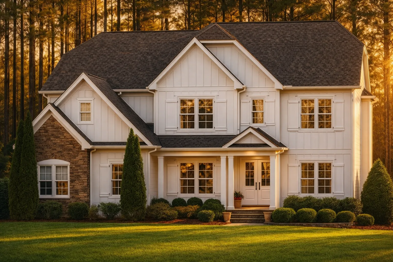 2-story home design featuring 4 bedrooms, 3 bathrooms