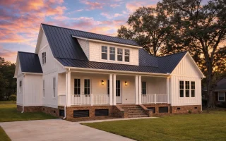 Plan  16-KELLY - The Bryant Farmhouse  | Modern Farmhouse - 4-Bed, 4.5-Bath, 4,136 SF