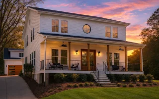 Plan  17-1069 - The Davis Lodge |  Traditional Colonial - 5-Bed, 5-Bath, 4,351 SF