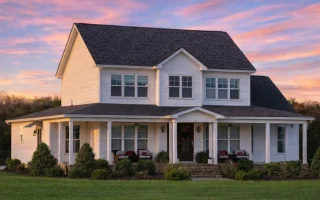 Plan  18-1326 - Foster Walk |  Traditional Colonial - 3-Bed, 2.5-Bath, 2,418 SF