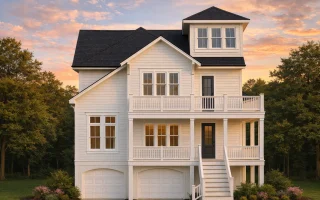 Plan  13-MANN - Yew Tree Valley Estate  | Coastal - 5-Bed, 5-Bath, 3,402 SF