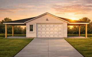 Plan  20-1706 - Bennett Ridge |  Traditional Ranch Garage - 0-Bed, 0-Bath, 720 SF