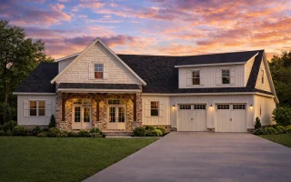 Plan
  18-1865 - Martinez Lodge |
  Modern Farmhouse - 3-Bed, 2.5-Bath, 1,642 SF