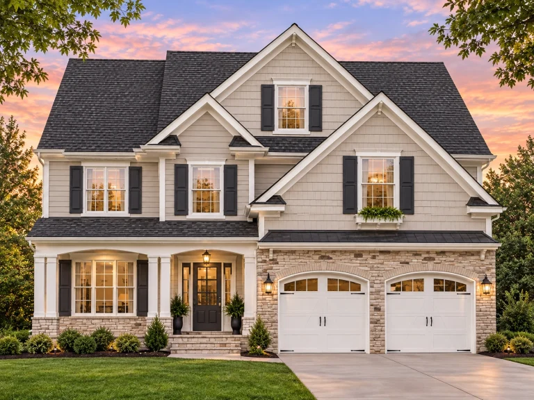 2 Story Modern Craftsman House Plan 4 Bed 3 Bath 2600 Sq Ft 1