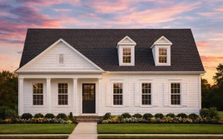 Plan  10-1220 - The Shirley | Cape  Cod - 3-Bed, 2-Bath, 2,123 SF