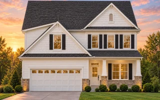 Plan  12-2849 - Ivy Brook Manor |  New American - 4-Bed, 3.5-Bath, 2,684 SF